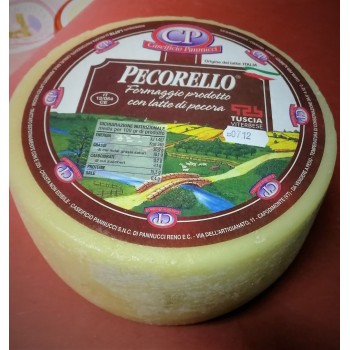 PECORELLO - pecorino Semistagionato della Tuscia formaggi  Viterbesi
