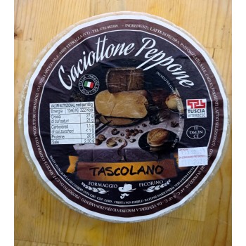 PECORINO CACIOTTONE PEPPONE formaggi della Tuscia Viterbese